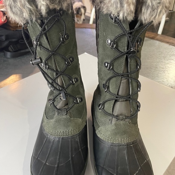 LANDS END women's boots size 9.5 excellent used condition - Picture 4 of 6